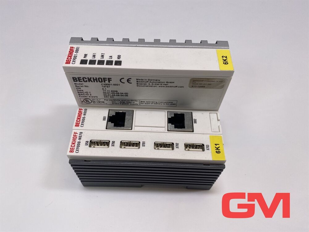 Beckhoff Control Unit CX9001-0001 Module Set CX9000-N070 CX9000-N000 Hw 4.1 Unit