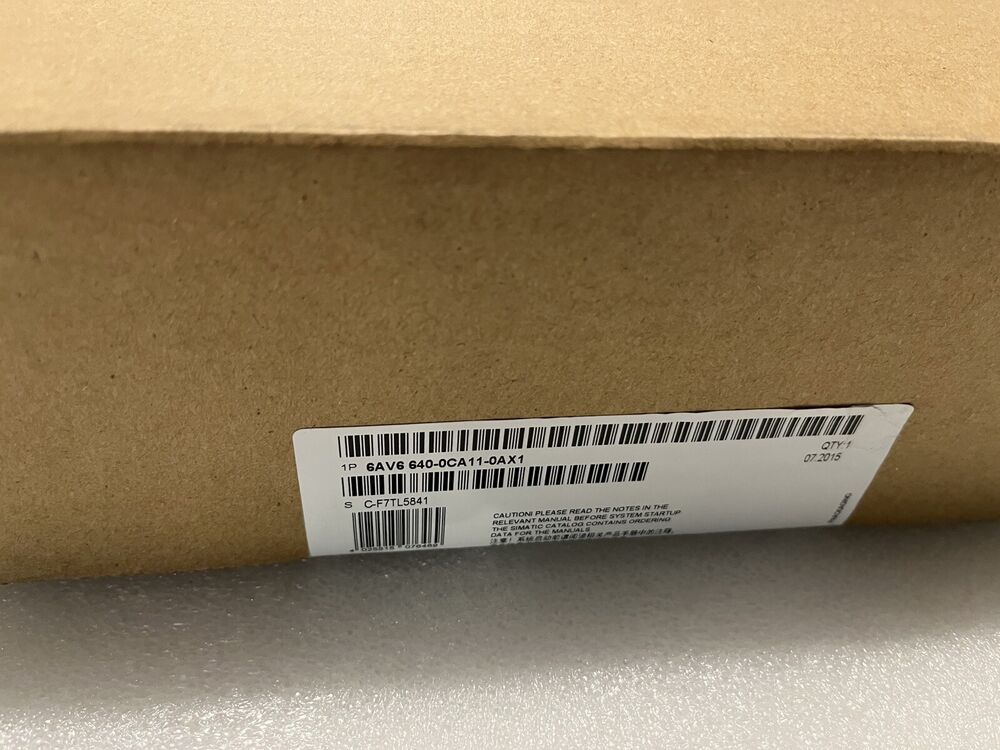New SIMATIC HMI TP900 With NEW BOX Sealed Siemens 6AV6640-0CA11-0AX1