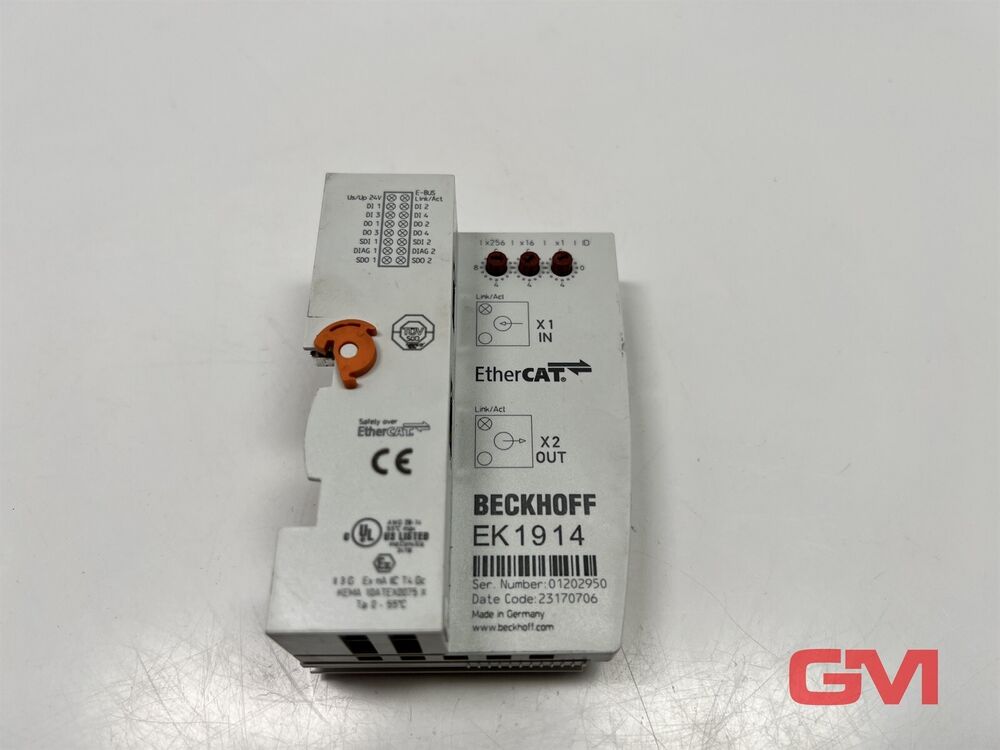 Beckhoff Automation Kopplungsmodul EK1914 Ether-Koppler Safety Coupling Module