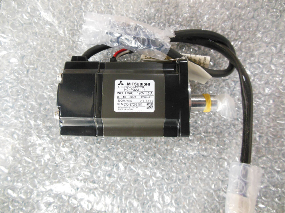 Mitsubishi HC-PQ23-UE AC Servo Motor HCPQ23UE NEW EXPEDITED SHIPPING DHL / UPS / FedEx