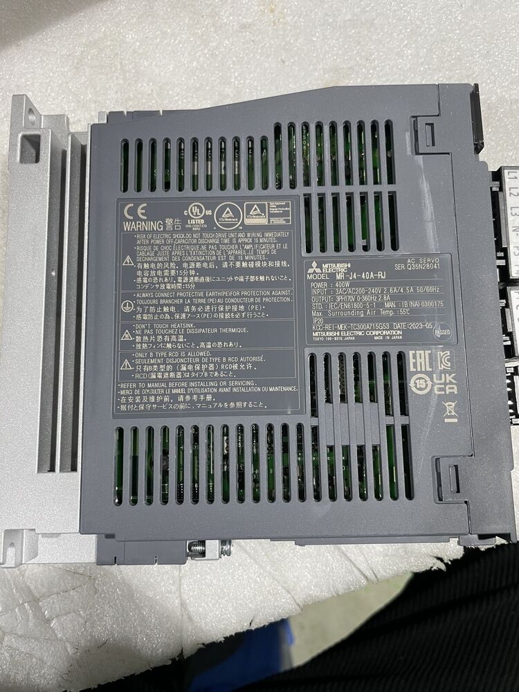 Mitsubishi Electric Servo Drive MR-J4-70A-RJ In stock Fast Shipping UPS / DHL / Fedex