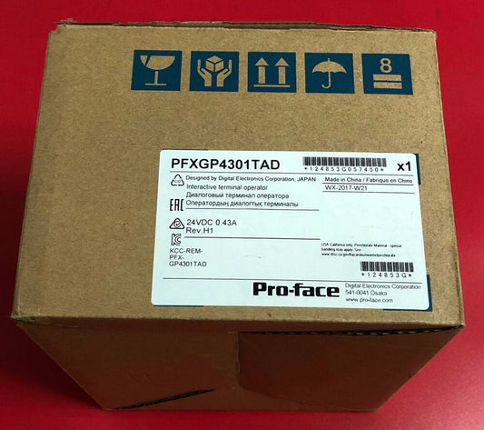 PRO-FACE PFXGP4301TAD HMI Proface TOUCH PANEL New In Box Expedited Shipping DHL / UPS / FedEx