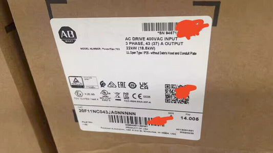 AB PowerFlex Air Cooled 753 AC Drive NEW Allen Bradley 20F11NC043JA0NNNNN DHL / UPS / FedEx