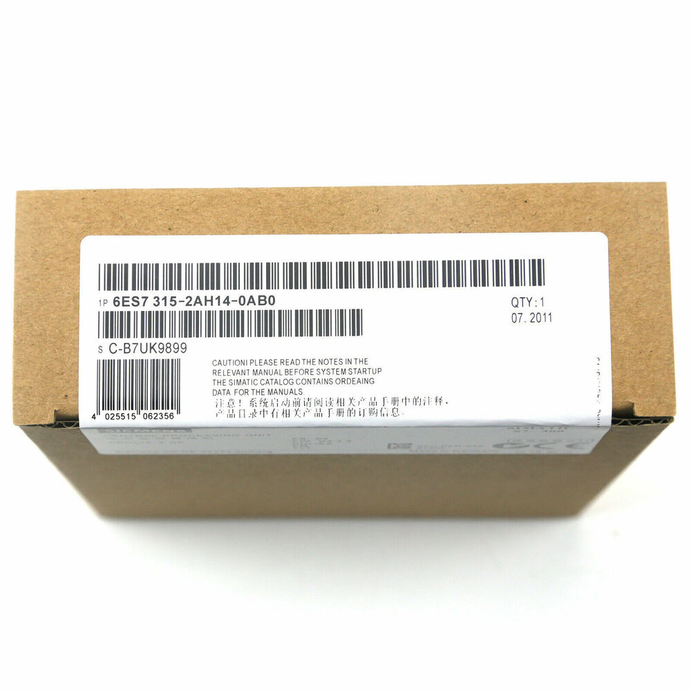 SIEMENS 6ES7 315-2AH14-0AB0 SIMATIC S7-300 PLC MODULE NEW IN BOX Fedex / DHL