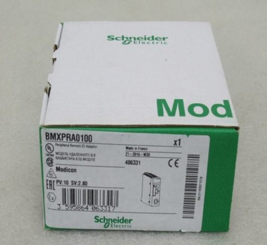 1PC New Schneider BMXPRA0100 Remote I/O Adapter Module Expedited Shipping DHL / UPS / FedEX