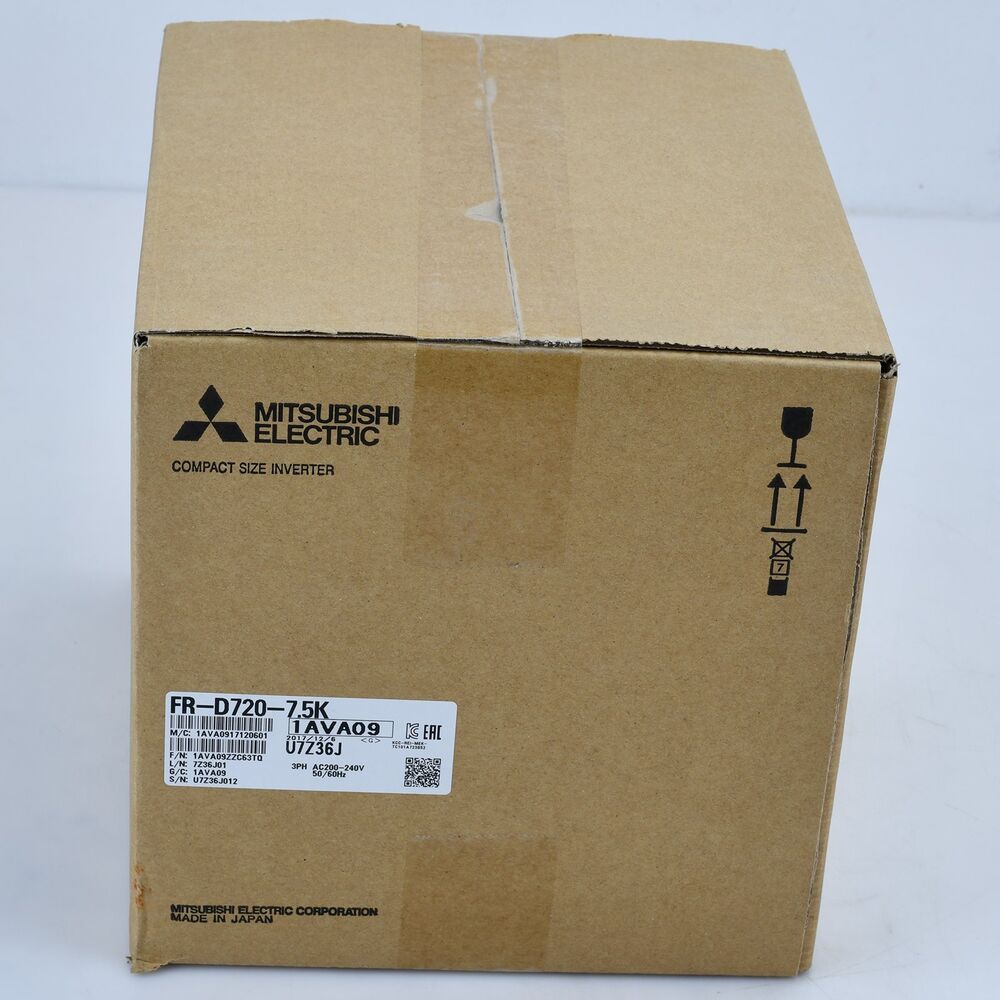 1PS Mitsubishi FR-D720-7.5K frequency converter in Box New Free Shipping UPS / DHL / FedEx