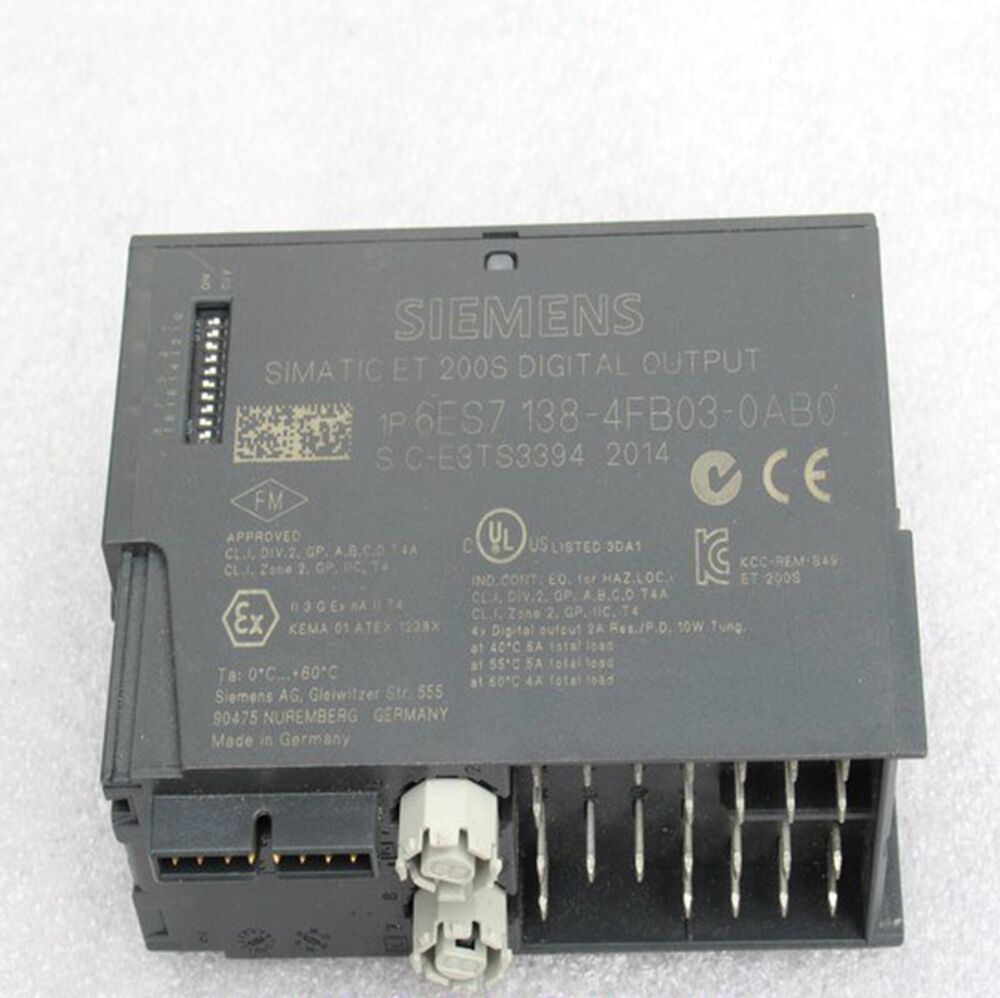 NEW SIEMENS 6ES7 138-4FB03-0AB0 Digital Output Module DHL / UPS / FedEx