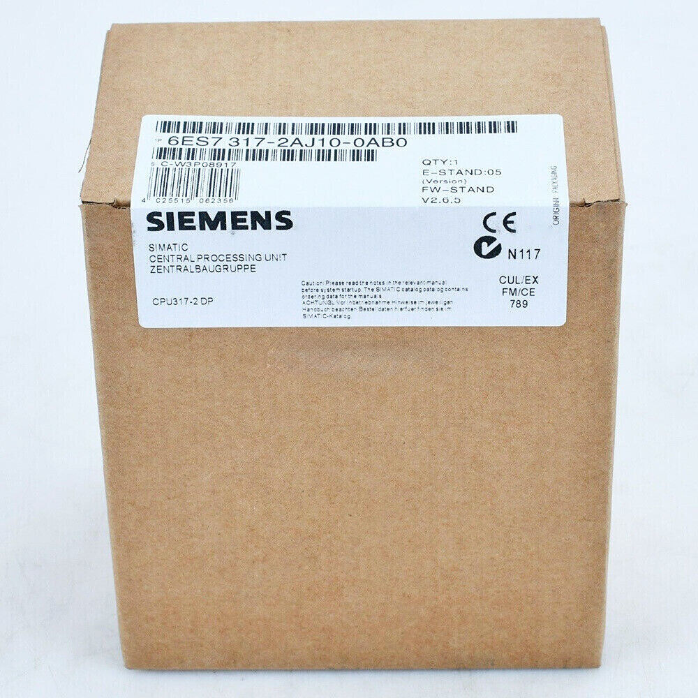 New In Box Siemens 6ES7317-2AJ10-0AB0 6ES73172AJ100AB0 Fast Shipping
