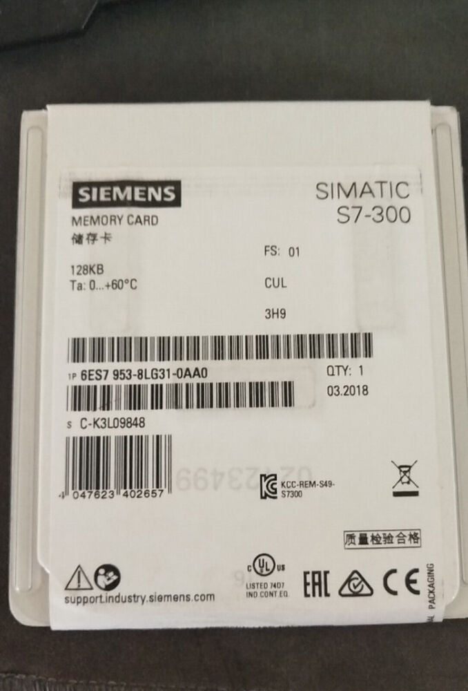 1PC Siemens 6ES7953-8LG31-0AA0 New In Box 6ES79538LG310AA0 Expedited DHL / UPS / FedEx