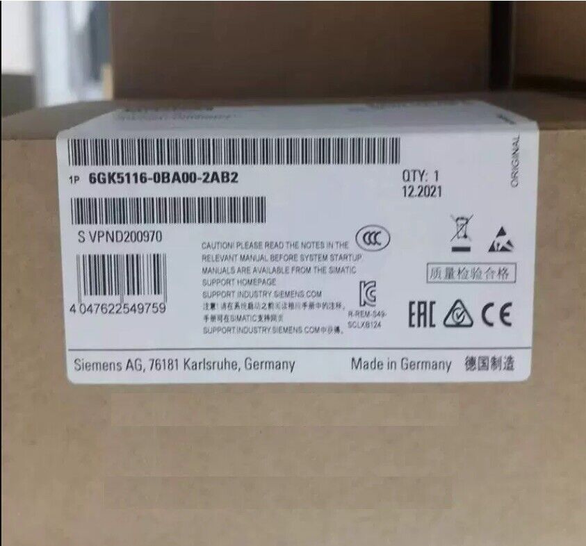 New Siemens Electrical Switch Module 6GK5216-0BA00-2AB2 Ethernet Module in stock Fedex / DHL