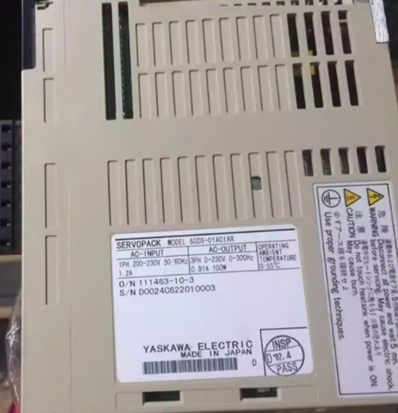 1PC New Yaskawa SGDS-01A01AR Servo Driver Expedited Shipping