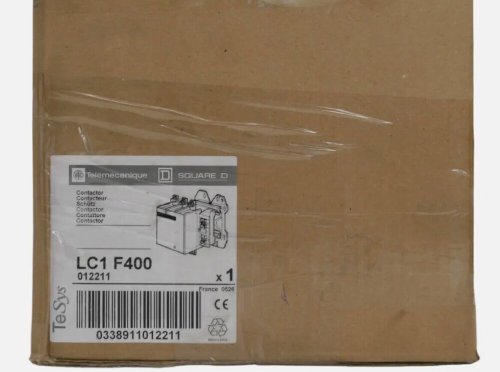 SCHNEIDER LC1F400 CONTACTOR TeSys F-012211 LC1F400AC NEW IN BOX UPS / DHL / Fedex