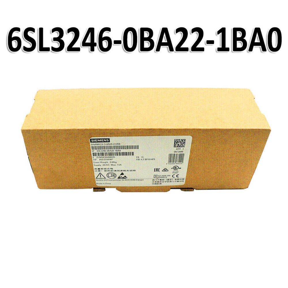 New Siemens 6SL3246-0BA22-1BA0 6SL32460BA221BA0 G120 Control Unit CU250S-2