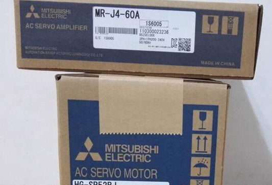 New in Box Mitsubishi MR-J4-60A+HG-SR52BJ UPS / DHL / Fedex