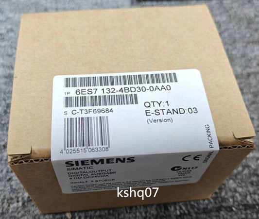 New Siemens 6ES7132-4BD30-0AA0 6ES71324BD300AA0 SIMATIC DP 5 ELECTRON MODULE
