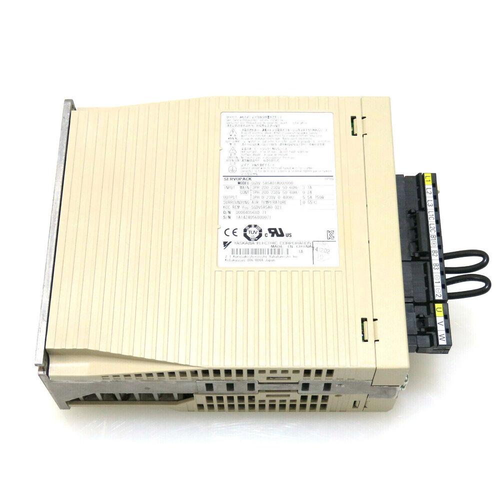 New Yaskawa servo Motor SGMJV-08ADE6S+SGDV-5R5A01A  UPS /  Fedex / DHL