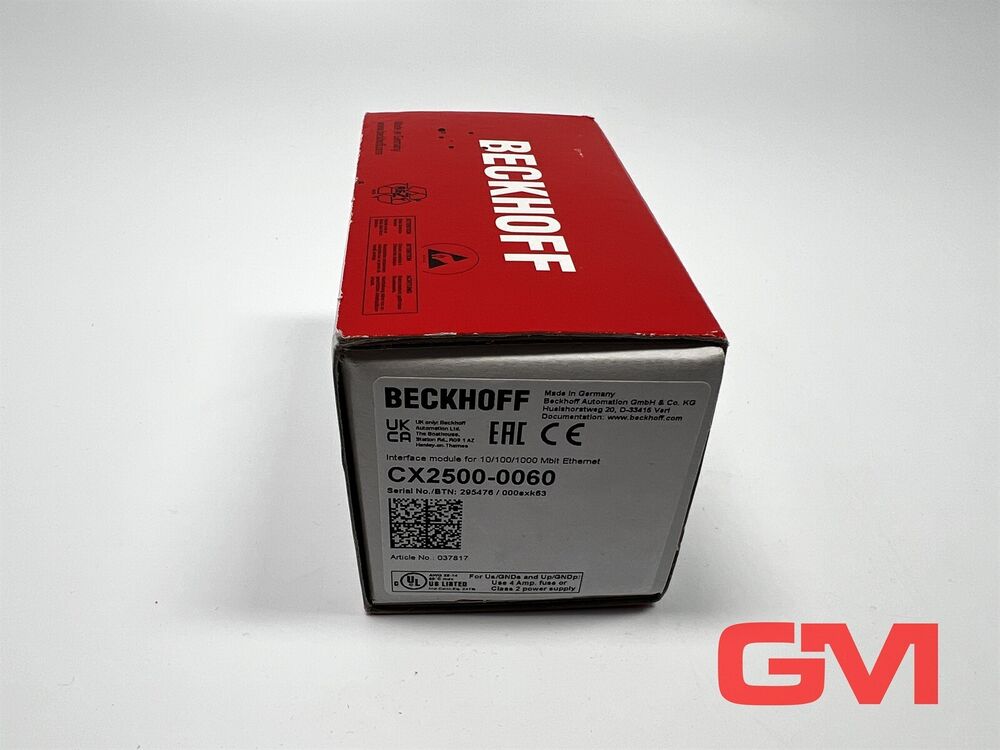 Beckhoff Ethernetmodul CX2500-0060 Interface Module 10/100/1000 Mbit/S Hw 2.5