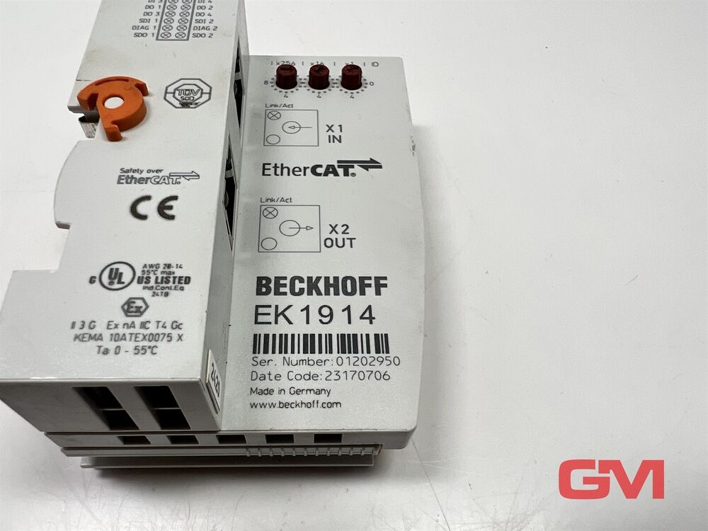 Beckhoff Automation Kopplungsmodul EK1914 Ether-Koppler Safety Coupling Module