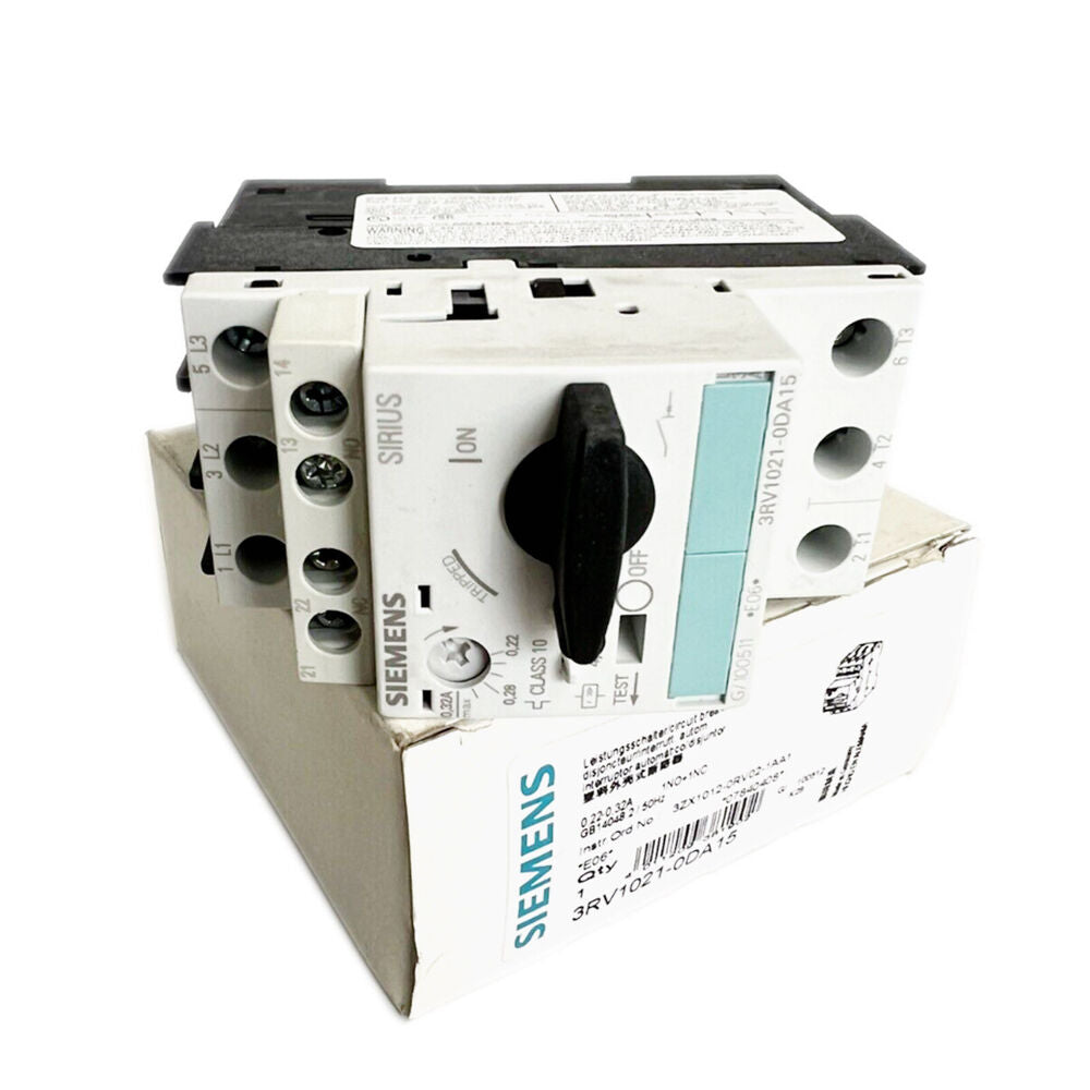 1PCS NEW SIEMENS 3RV1021-0DA15 Circuit breaker DHL / UPS / FedEx
