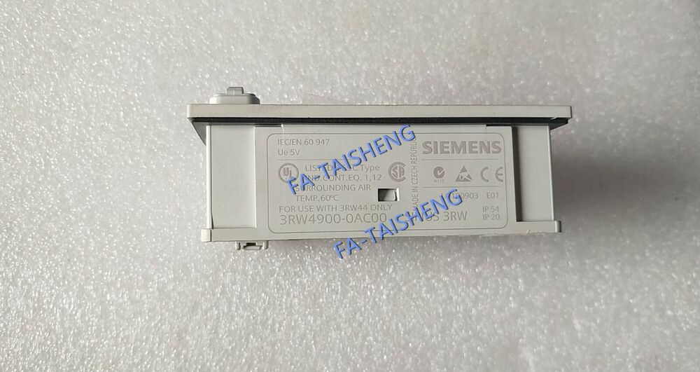 SIEMENS SOFT STARTER 3RW4900-0AC00 3RW49000AC00 NEW FREE DHL/FedEx SHIPPING DHL / UPS / FedEx