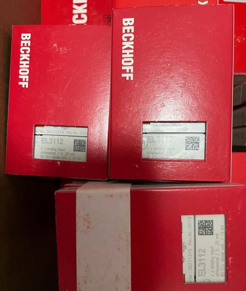 NEW BECKHOFF EL3112 PLC MODULE EL3112 EXPEDITED SHIPPING DHL / UPS / FedEx