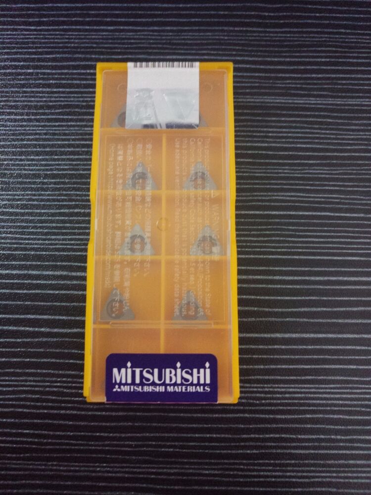 10PCS/Box MITSUBISHI TPGX110308 HTI10 Carbide Insert New In Box UPS / DHL / Fedex
