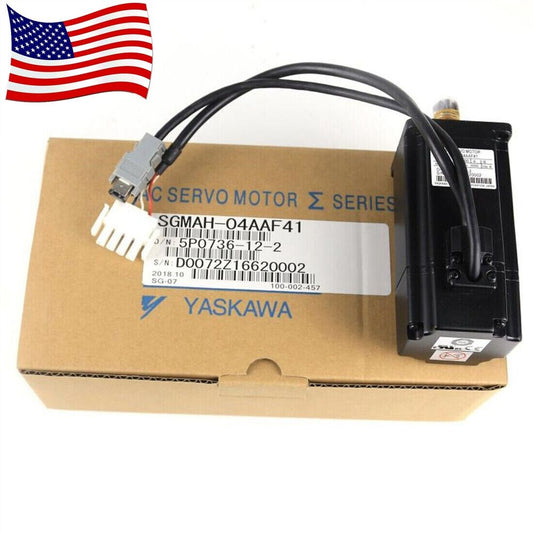 New In Box YASKAWA SGMAH-04AAF41 Servo Motor - US Stock DHL / UPS / FedEx