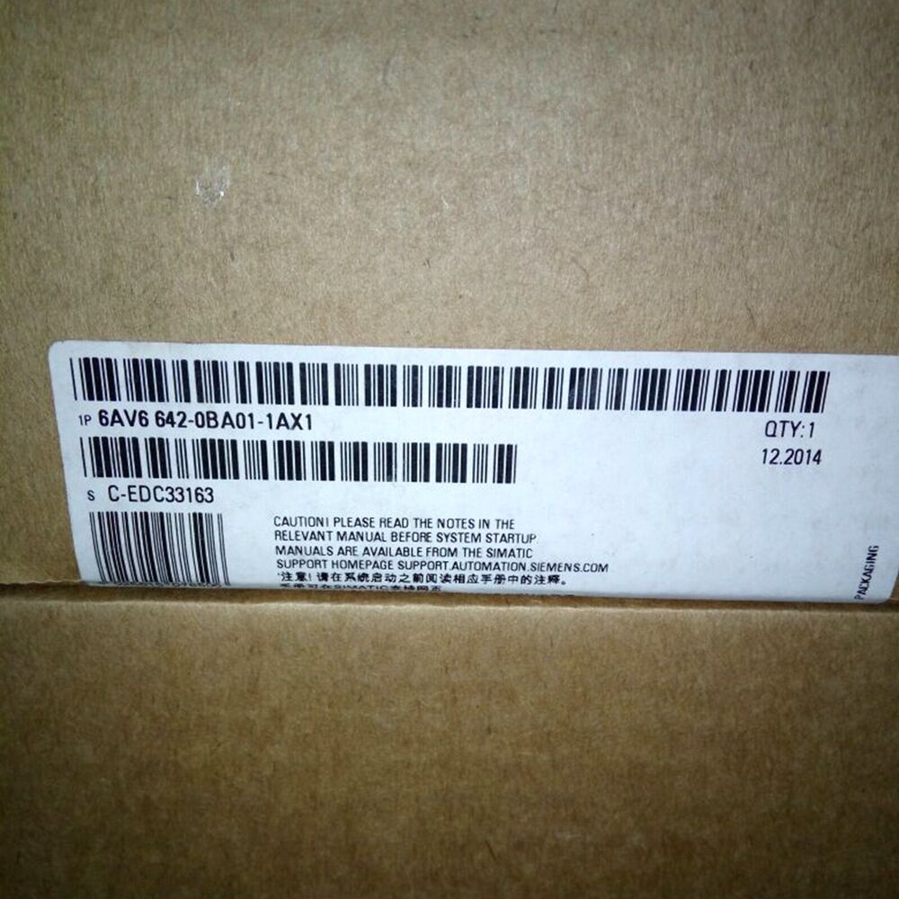 Siemens 6AV6642-0BA01-1AX1 PLC 6AV66420BA011AX1 New In Box DHL / UPS / FedEx