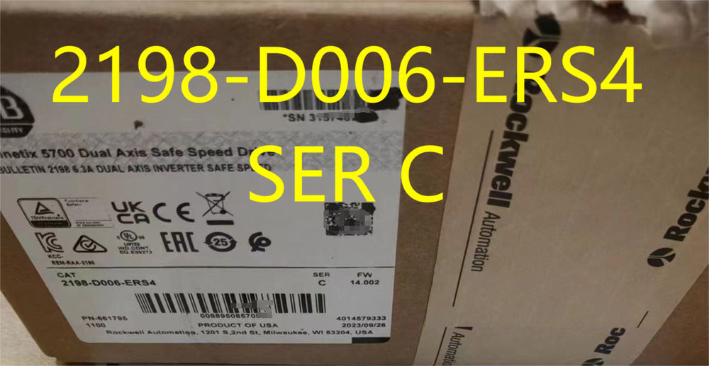 1PC New Allen Bradley 2198-D006-ERS4 Kinetix 5700 Dual Axis Safe Speed Drive DHL / UPS / FedEx