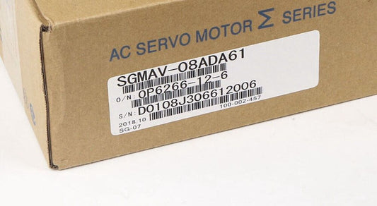 1PC New Yaskawa SGMAV-08ADA61 Servo Motor Expedited Shipping SGMAV08ADA61