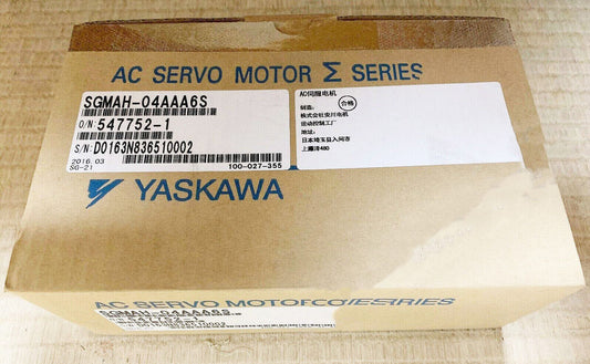 1PC New Yaskawa SGMAH-04AAA6S Servo Motor Expedited Shipping SGMAH04AAA6S