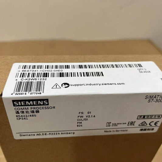 1PC New In Box Siemens 6ES7341-1CH02-0AE0 6ES7 341-1CH02-0AE0 input module
