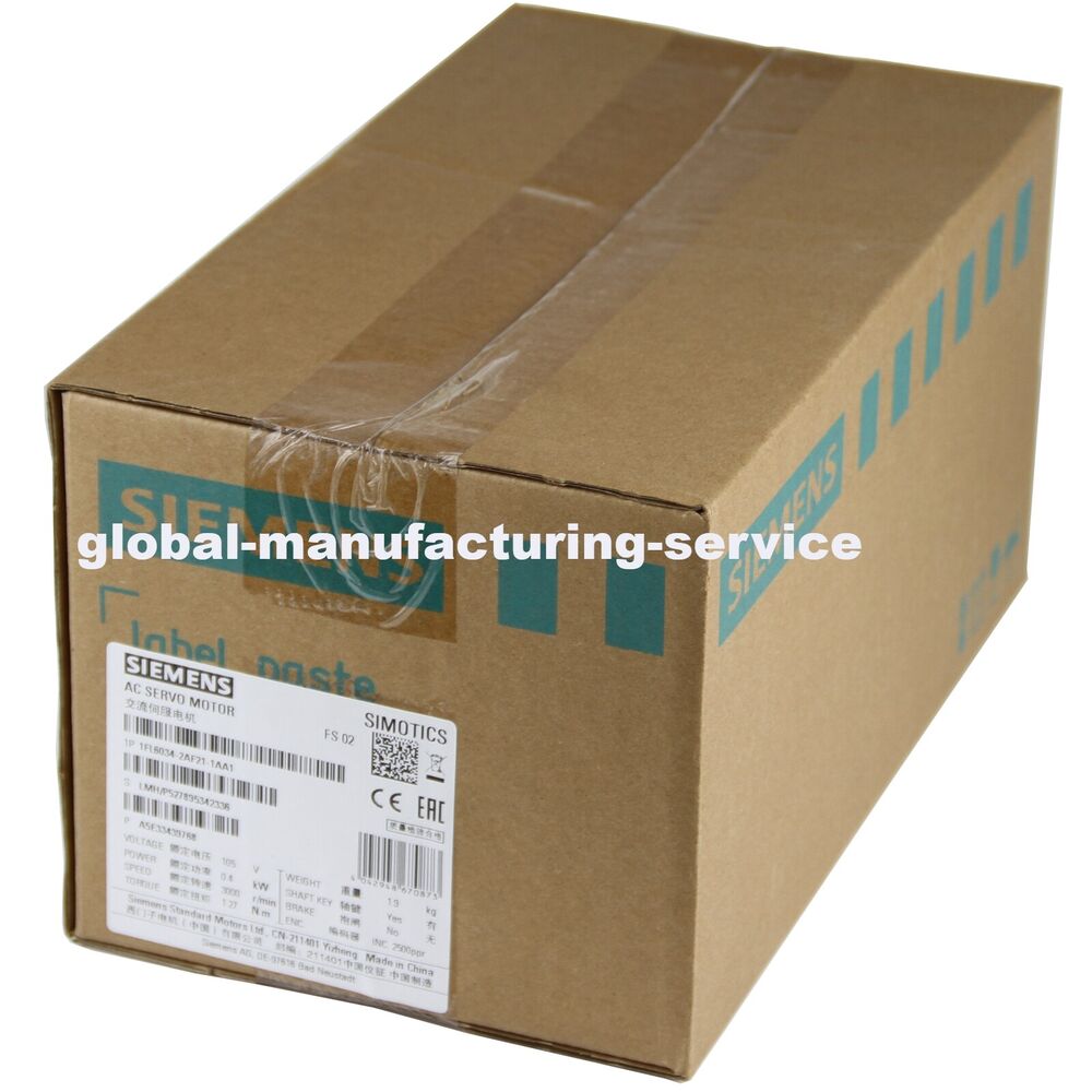 New In Box SIEMENS 1FL6034-2AF21-1AA1 Servo Motor DHL / UPS / FedEx