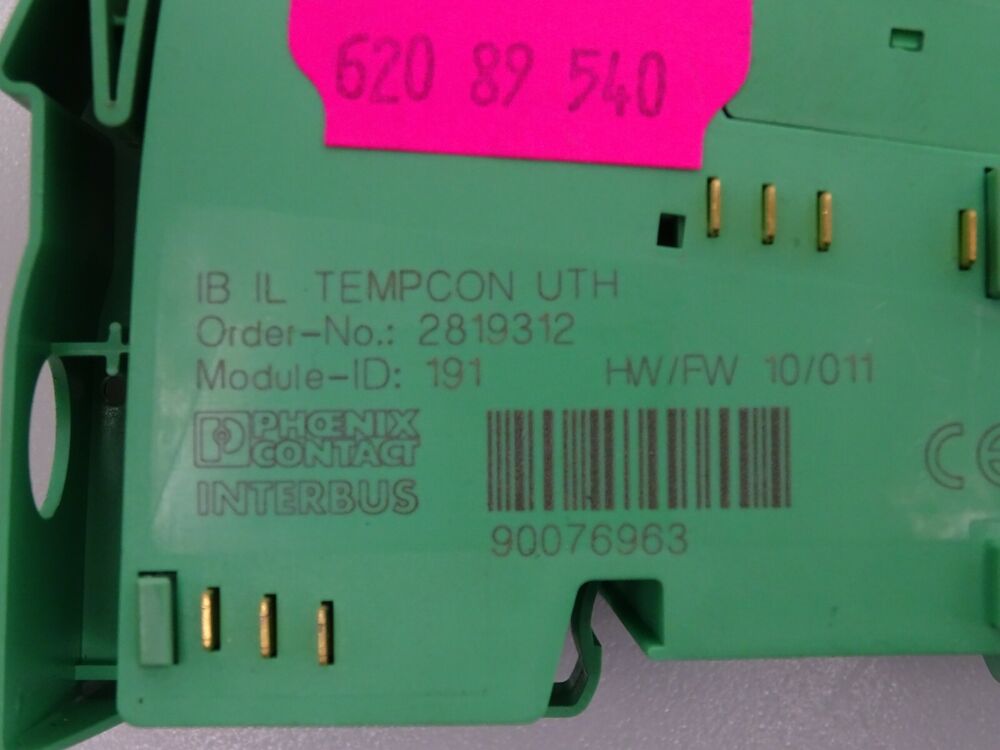 Phoenix Contact Ib Il Tempcon Uth-Pac 2819312 2661807 Temperaturregelmodul