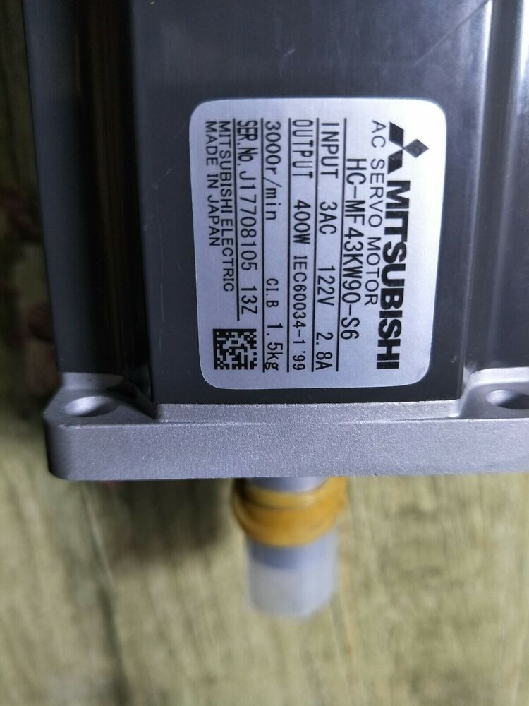 NEW MITSUBISHI AC SERVO MOTOR HC-MF43KW90-S6 FREE EXPEDITED SHIPPING DHL / UPS / FedEx