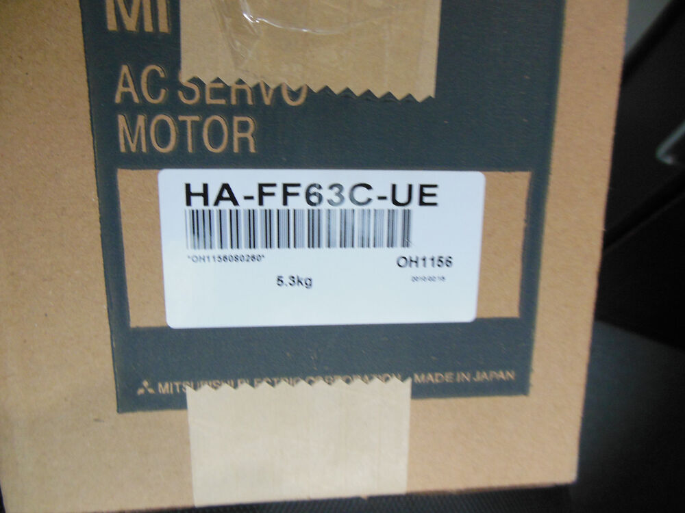 MITSUBUSHI HA-FF63C-UE AC SERVO MOTOR HAFF63CUE New In Box Expedited Shipping DHL / UPS / FedEX