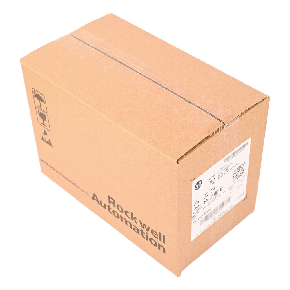New In Box Allen Bradley 22D-D4P0N104 PowerFlex 40P AC Drive Factory Sealed Fedex or DHL