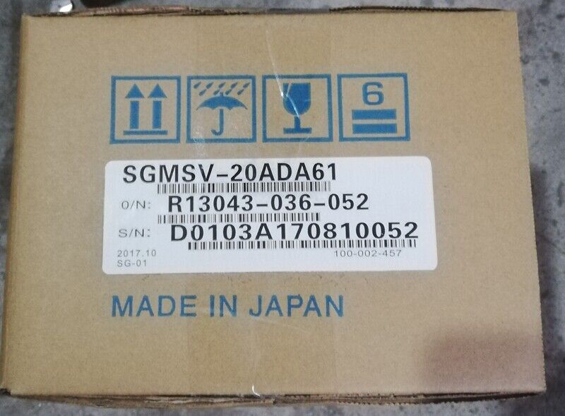 1PC New Yaskawa SGMGV-20ADA61 Servo Motor Expedited Shipping