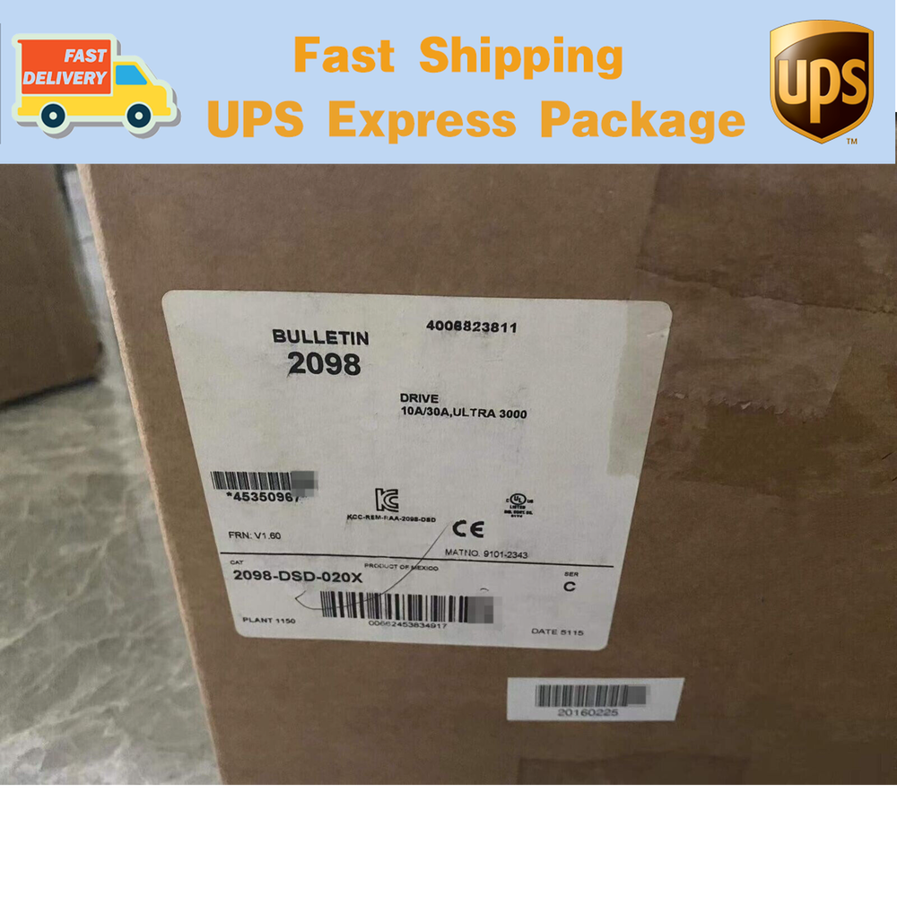 Allen Bradley 2098-DSD-020X Ultra 3000 2kW Servo Drive Free Ship AB 2098DSD020X DHL / UPS / FedEx