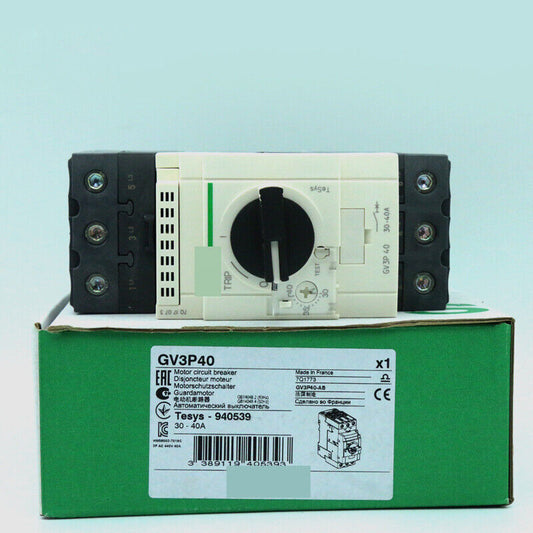 1PC New Schneider GV3P40 Electric Thermal Magnetic Circuit Breaker Free Shipping DHL / UPS / FedEX