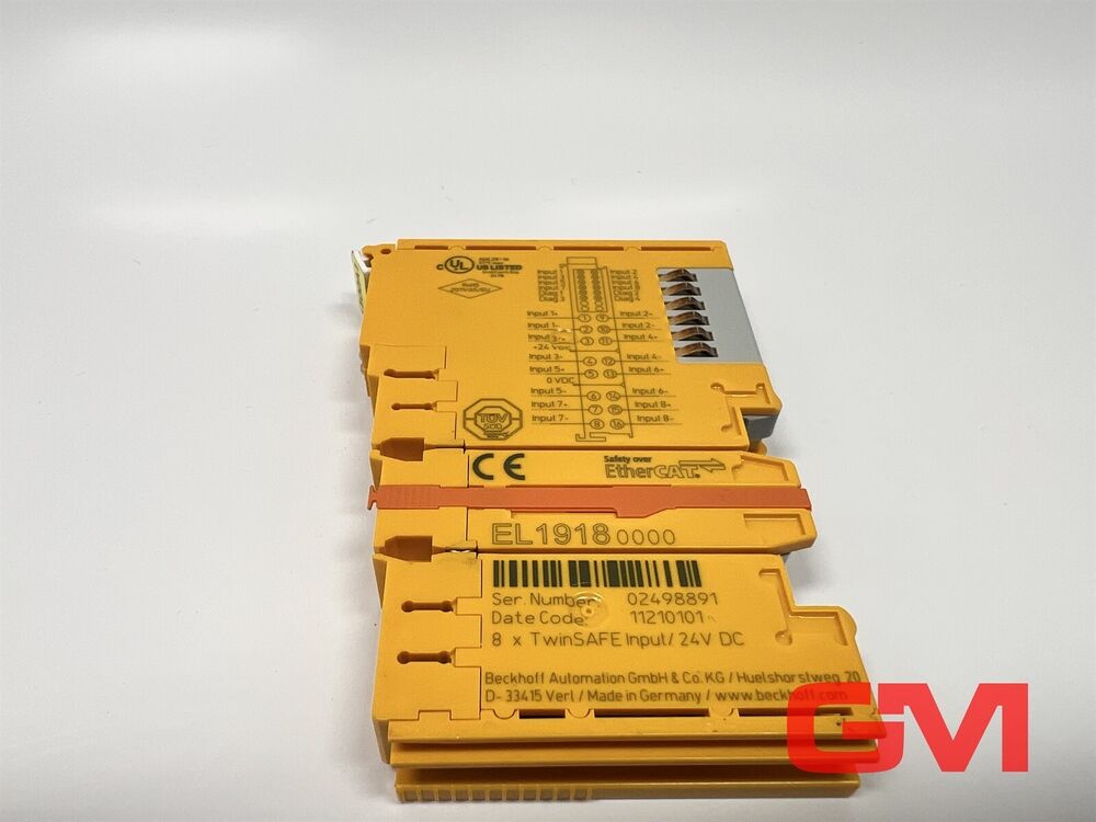Beckhoff 8-Kanal-Digital-Eingang EL1918 Twinsafe Digital Input Module EL19180000