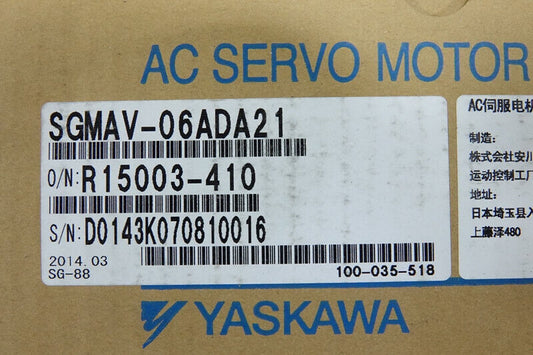 1PC New Yaskawa SGMAV-06ADA21 Servo Motor Expedited Shipping SGMAV06ADA21