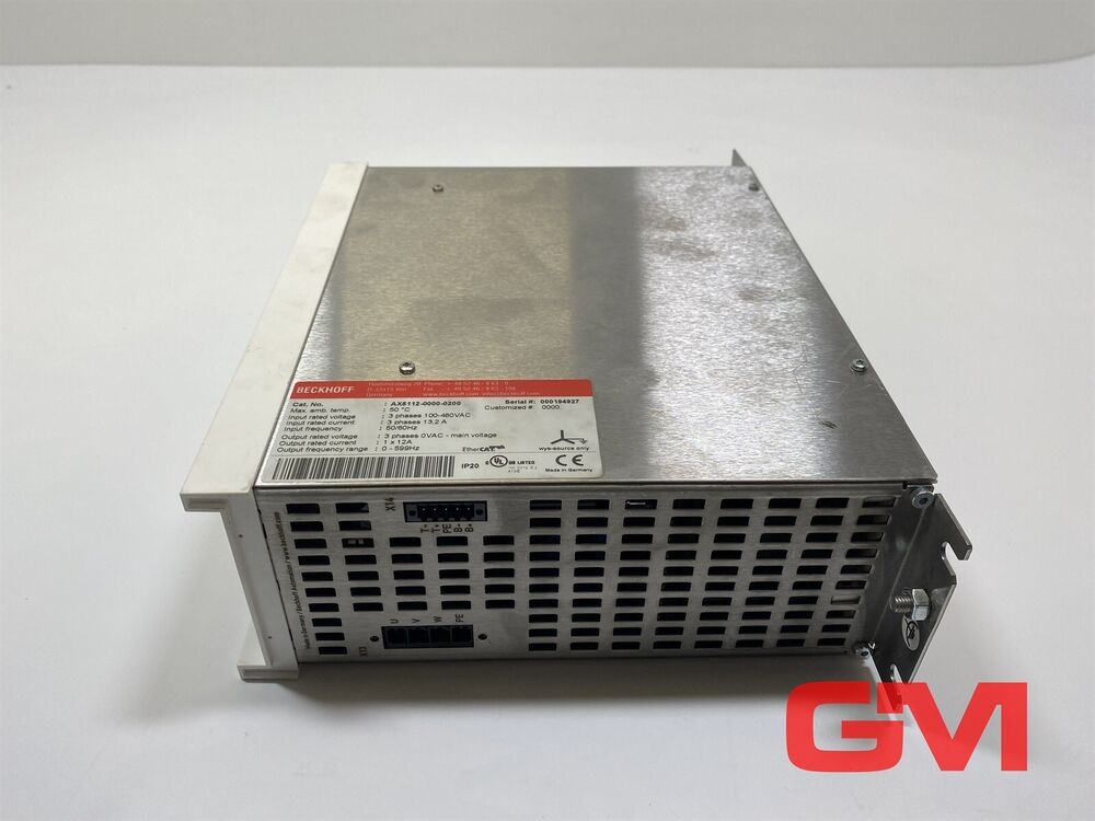 Beckhoff Compact Servo Drives AX5112-0000-0200 Servodrives AX5112 Without AX5805