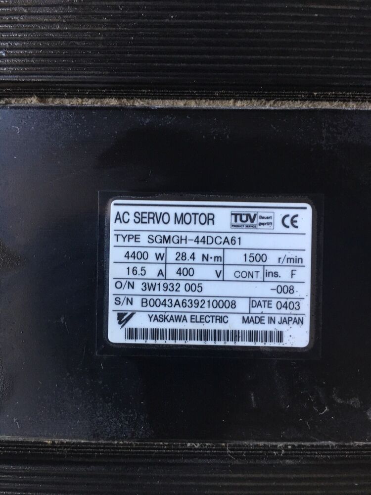 1PC New Yaskawa SGMGH-44DCA61 Servo Motor Expedited Shipping SGMGH44DCA61