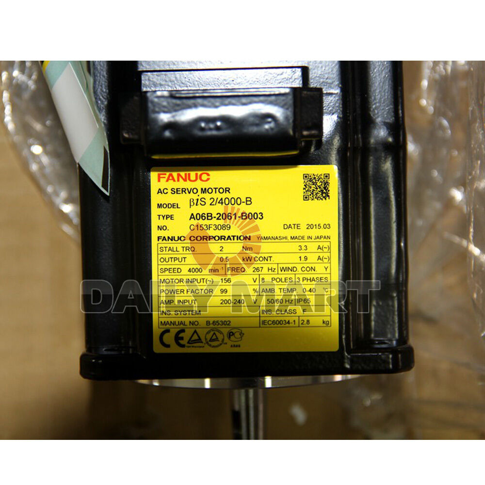 Brand New in Box FANUC Motor A06B-2061-B003
