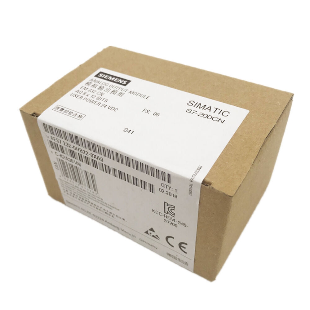 New In Box SIEMENS 6ES7 232-0HB22-0XA0 6ES7232-0HB22-0XA PLC Module DHL / UPS / FedEx