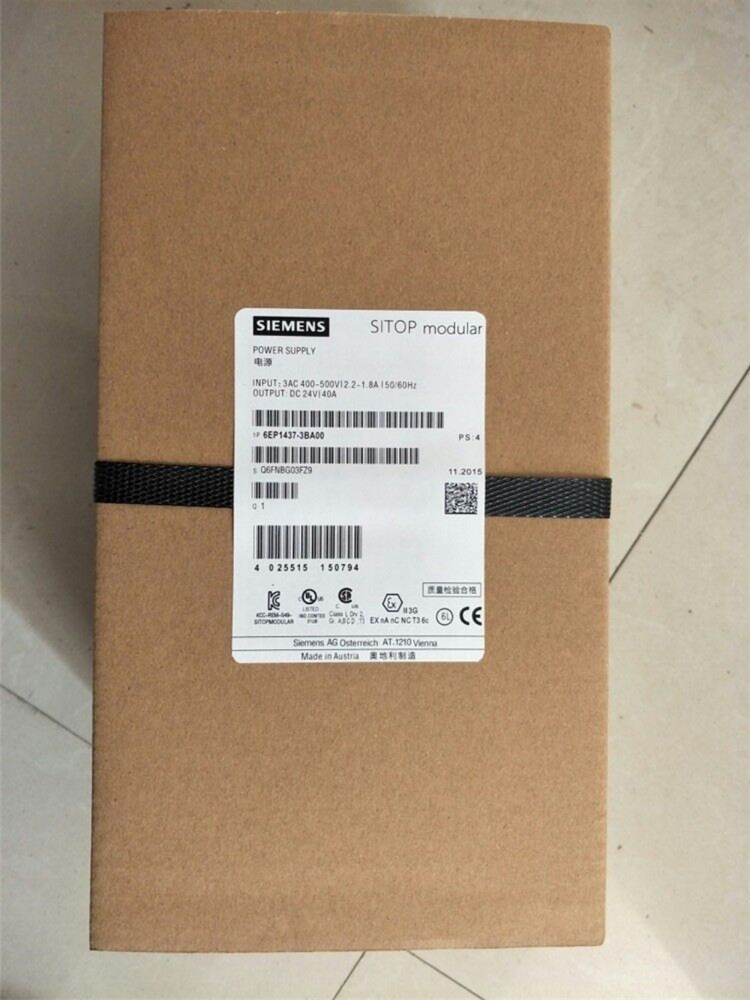 Siemens 6EP1437-3BA00 New SITOP Power Supply in Box 6EP14373BA00 6EP1437-3BA00