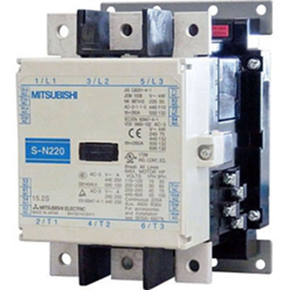 NEW Mitsubishi S-N220 AC Contactor AC220V Free Expedited Shipping DHL / UPS / FedEX