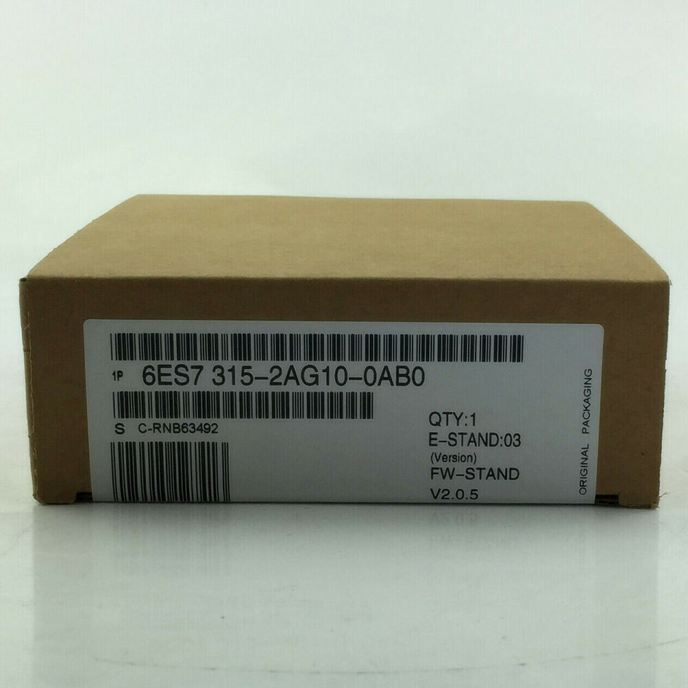 SIEMENS 6ES7 315-2AG10-0AB0 PLC 6ES73152AG100AB0 New In Box Expedited Shipping DHL / UPS / FedEx
