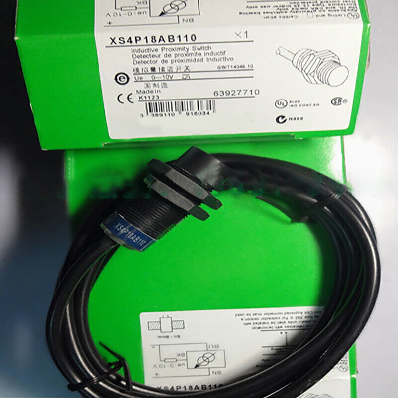 1PC New Schneider XS4P18AB110 Proximity Switch Sensor Free Shipping DHL / UPS / FedEX